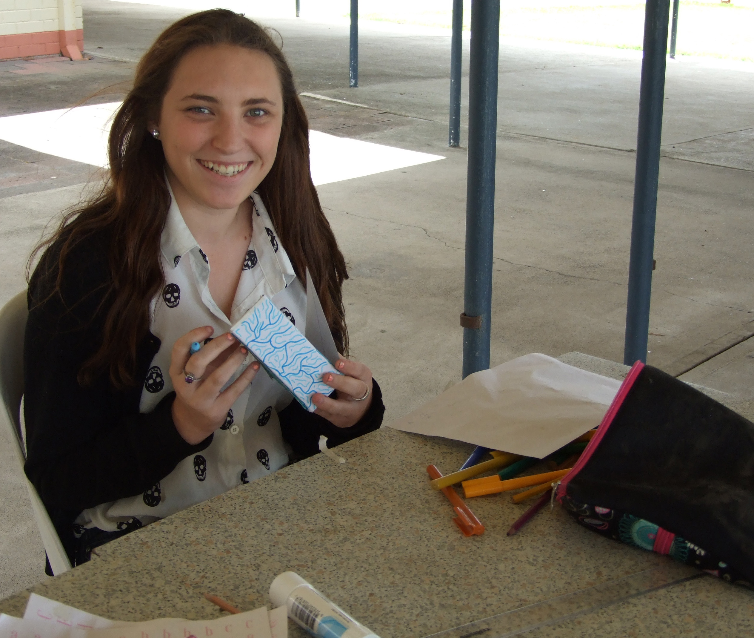 Laura Mills at Maths Field Day